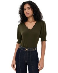 Ulla Johnson - Polline Cashmere Short Sleeve Top - Lyst