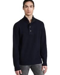 Barbour - Elbow Patch Button Sweater - Lyst