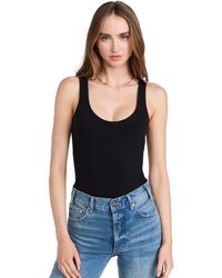 L'Agence - 'agence Nica Coop Nk Tank Bodyuit Back X - Lyst