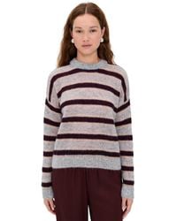 Madewell - Striped Pullover Sweater - Lyst