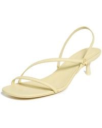 Jonathan Simkhai - Cedonia Logo Stud Strappy Kitten Heel Sandals - Lyst