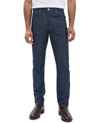 FRAME - Modern Straight Flannel Jeans - Lyst