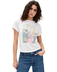 RE/DONE - Classic Tee Bubbles - Lyst