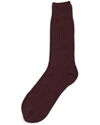 NN07 - Wool Cashmere Rib Socks - Lyst