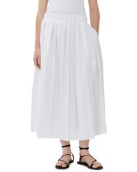 Tibi - Pleated Pull-On Skirt - Lyst