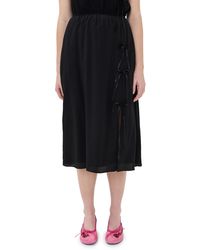 Simone Rocha - Bow Slit Column Skirt - Lyst