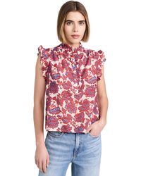 Xirena - Brenna Top Eectric Red - Lyst