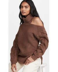 Astr Sequoia Sweater - Brown