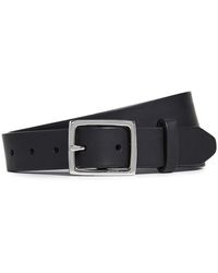 Rag & Bone - Boyfriend Adjustable Buckle Leather Belt In Black - Lyst