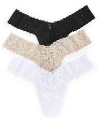 Hanky Panky - 3 Pack Signature Lace Low Rise Thong - Lyst