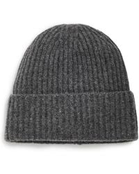 White + Warren - Cashmere Luxe Ribbed Beanie - Lyst