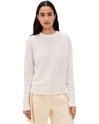 White + Warren - Cashmere Crew Pullover - Lyst