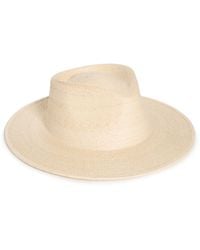 Brixton - Marcos Straw Fedora - Lyst