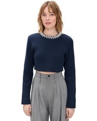 Le Bos - Clara Cropped Pullover - Lyst