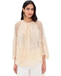 Zimmermann - Hypnotic Lace Blouse - Lyst