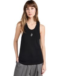 JW Anderson - Jw Anderon Anchor Ebroidery Tank Top Back - Lyst