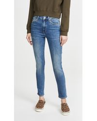 Rag & Bone Nina High-rise Skinny Jeans - Blue