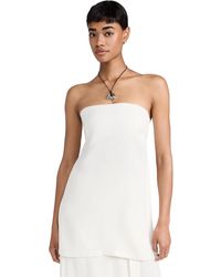 St. Agni - Strapless Buckle Back Top - Lyst