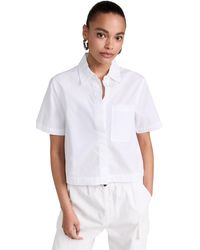 DL1961 - D1961 Montauk Short Seeve Shirt White (popin) - Lyst