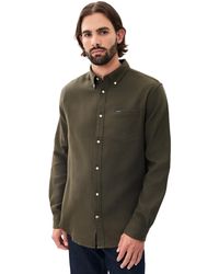 Barbour - Buckley Herringbone Button Down Shirt - Lyst