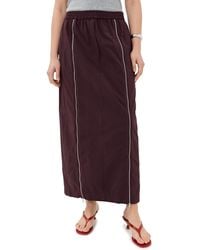 Tibi - Nylon Zipper Skirt - Lyst