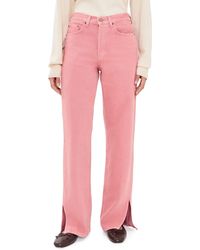 B Sides - Charlot Split Hem Jeans - Lyst