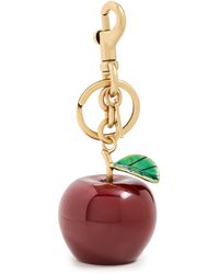 COACH - Small Apple Bag Charm Keychain - Lyst