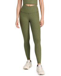 Beyond Yoga - Spacedye At Your Leisure High Waisted Idi leggings Oss Green Heather - Lyst