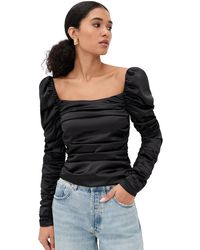 Caroline Constas - Maxi Long Sleeve Top - Lyst