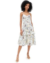 Truth - Paneled Midi Dress - Lyst