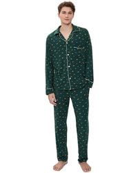 Eberjey - William Printed Long Pj Set - Lyst