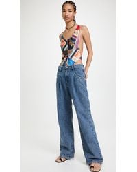 Free People Luca Super Slouch Jeans - Blue