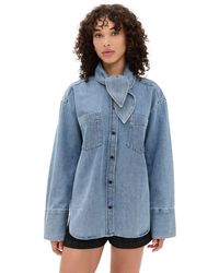 Closed - Scarf Shirt - Lyst
