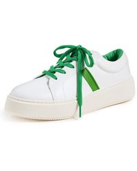 Ganni - Sporty Mix Cupsole Sneakers Contrast Stitch - Lyst