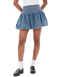 Sea - Oli Denim Bubble Skirt - Lyst