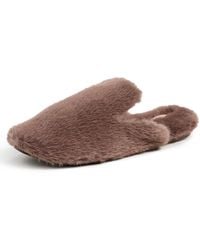 Eberjey - Plush Mule Slippers - Lyst
