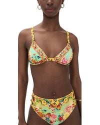 CAMILLA - Soft Underwire Bikini Bra With Button Detail - Lyst