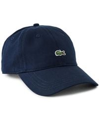 Lacoste - Cotton Twill Front Logo Cap - Lyst