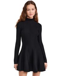 Fleur du Mal - Knit Long Sleeve Corset Dress - Lyst