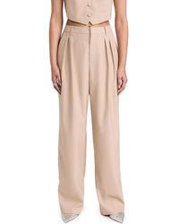 Wayf - Dolly Pleated Trousers - Lyst