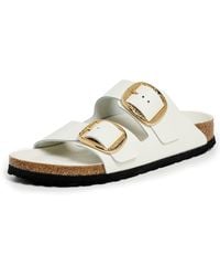 Birkenstock - Arizona Big Buckle High Shine Hammered Sandals - Lyst