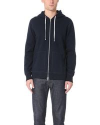 Reigning Champ - Reigning Chap Idweight Terry I Zip Hoodie Back X - Lyst