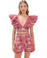 CAMILLA - Ruffle Wrap Top Faith, Luck & Justice - Lyst