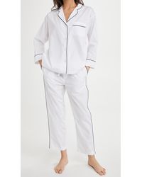 Sleepy Jones Marina Pajama Set - White