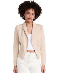 L'Agence - 'agence Wayne Crop Doube Breat Jacket And Dune - Lyst