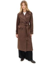4th & Reckless - Wallace Faux Suede Coat - Lyst