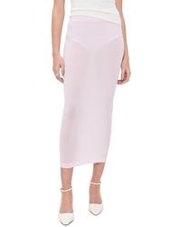 Wardrobe NYC - Wardrobe. Nyc Sheer Tube Skirt - Lyst