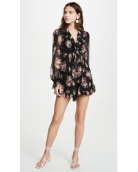 Zimmermann Honor Floating Romper - Black