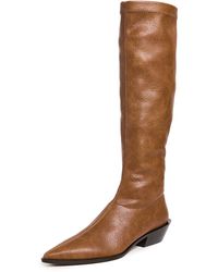 Tibi - Bronson Faux Leather Boots - Lyst