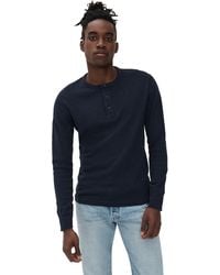 Reigning Champ - 1X1 Slub Slim Henley - Lyst